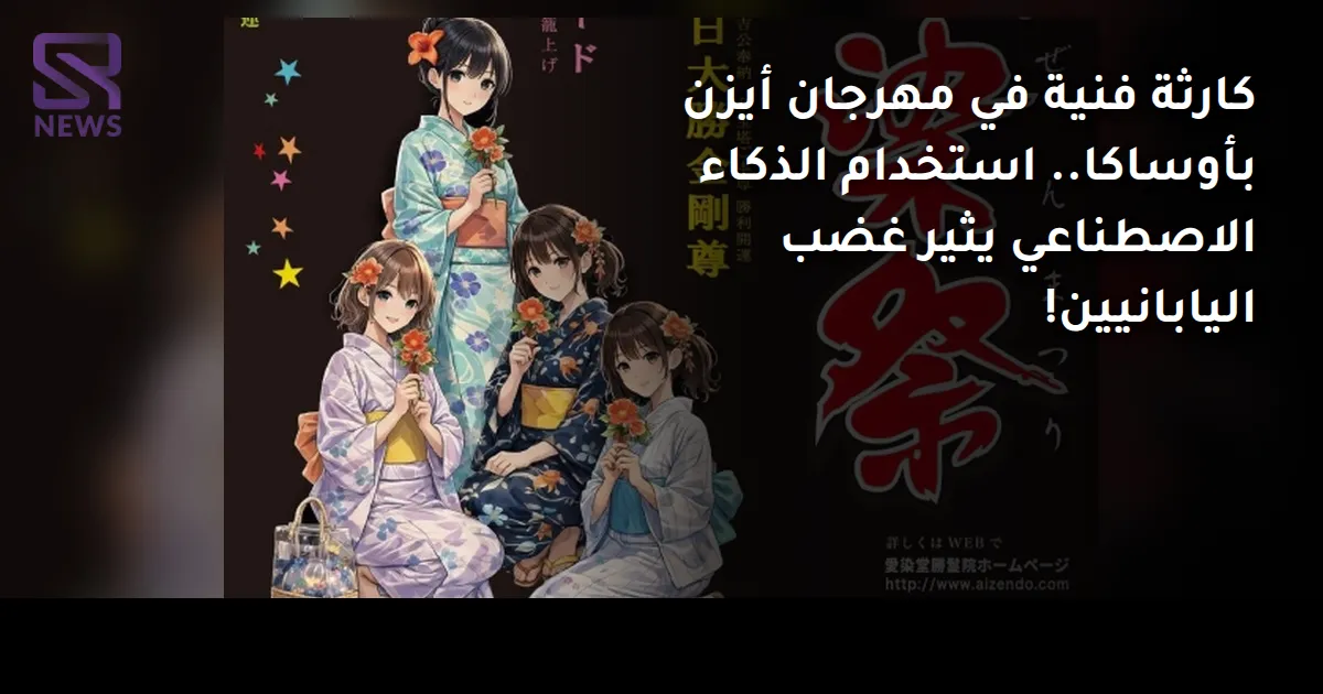 كارثة فنية في مهرجان أيزن بأوساكا.. استخدام الذكاء الاصطناعي يثير غضب اليابانيين!