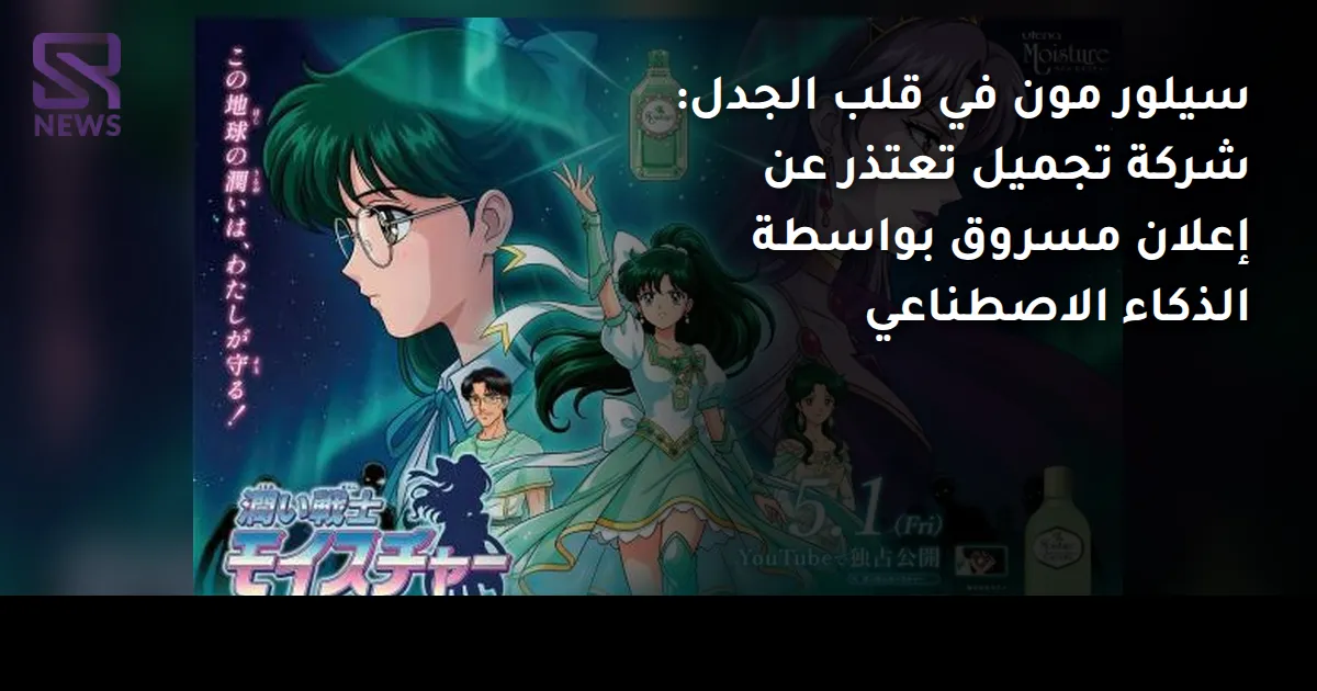 سيلور مون في قلب الجدل: شركة تجميل تعتذر عن إعلان مسروق بواسطة الذكاء الاصطناعي